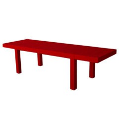 Jut Mesa 280 Tisch rechteckig Vondom rot