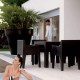 JUT Vondom silla negra de surco