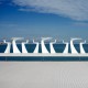 Wing Tabouret Haut Vondom Blanc Mat