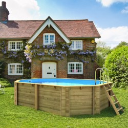 Piscine Bois Hors-Sol TROPIC Octogonale+ 495 x 345 BWT myPOOL Piscine Bois Hors-Sol TROPIC Octogonale+ 495 x 345 BWT myPOOL