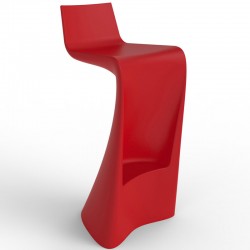 Wing Vondom bar stool red Matt