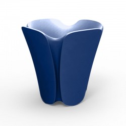 Pot JARDINIÈRE diseño Pezzettina VONDOM azul 50x50xH85