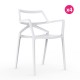 Lot de 4 Chaises Delta Vondom Blanc