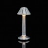 Table Light Imagilights Led Wireless Collection Silver Moments Cone