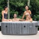 Inflatable Spa Intex Baltik Bubbles Luxury Grey Cerusé 4 Places