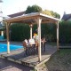 Kiosque de Jardin Blueterm en bois 12.32 m2 Habrita