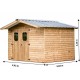 Habrita Solid Wood Garden Shelter 7.42 sqm with steel roof