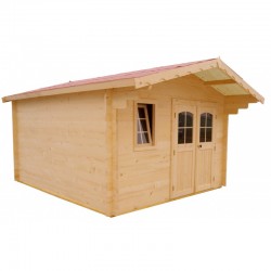 Habrita Solid Wood Garden Shelter 12.3 sqm and 42mm planks