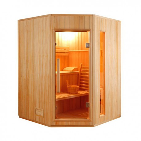 Sauna Dampfbad eckig Zen 3-4 Sitze - Auswahl VerySpas