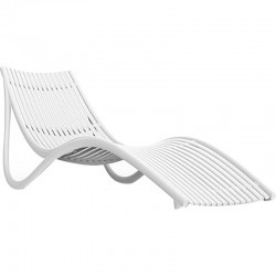 Lot de 4 Chaises Longues Vondom Ibiza Blanc