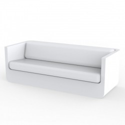 Vondom Ulm sofa with white cushions