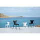 Lot de 4 Chaises Love Vondom Cala écru