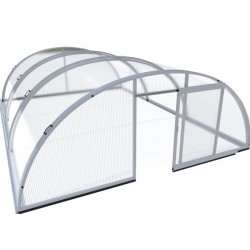 Pool shelter in Aluminum and Polycarbonate 514 x 1066 x 178