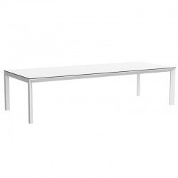 Grande table Frame 300 Vondom 300x120xH74 blanc