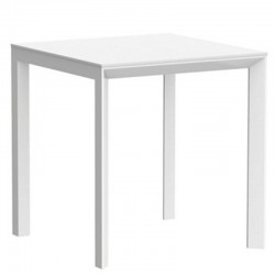 Quadratische Tabelle Aluminium Vondom 70x70xH74 weiß