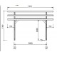 Holzcarport 18m2 mit Habrita Dach