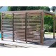 Lame orientabili bioclimatiche Pergola 11 m2 e demolitore laterale 3 m