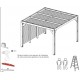 Lâminas orientables bioclimáticas pergola 11 m2 e lateral view breaker 3 m