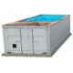 Piscine Container CosyPool Premium 244x605 H150 rectangle