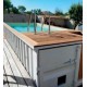 Pool Stainless steel CosyPool 350x600 H150 rectangle