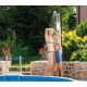 Ducha Solar Standart 35L negro con manguera