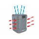 Vertical heat pump Poolex Q-Line 5 for Basins of 35m3