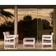 Salon de jardin Frame Vondom blanc