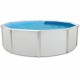 Piscina rotonda fuori terra TOI Prestigio Antracite 460x132 con kit completo