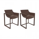 Set di 2 poltrone Wall Street Vondom Bronzo