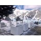 Lounge armchair Ulm Vondom white