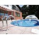 Swimmingpool Ovale Ibiza Family 800 Luxe Vergraben