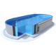 Piscina ovalada Ibiza Azuro 900x500 H150 liner azul
