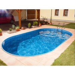 Piscine Ovale Ibiza Azuro 10mx416 H150 avec Filtre a sable