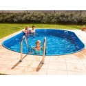 Piscina oval Ibiza Azuro 11mx5m H150cm Enterrado com filtro de areia