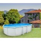 Piscina redonda sobre rasante TOI Prestigio blanco 350x132 con kit completo