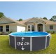Piscine hors sol TOI Magnum ronde 350x132 Compact Anthracite