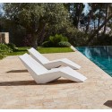 Set mit 4 Liegestühlen: Vondom Ibiza White