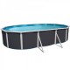 Piscina acima do solo TOI Prestigio oval 550x366x120 Anthracite