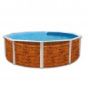 Above ground pool TOI Etnica round 350xH120 with complete kit