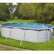 Above ground pool TOI Magnum oval 640x366xH132 Compact White