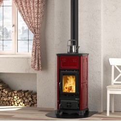 Fogão a lenha com recuperação de calor Nordica Extraflame Concita 4.0 13kW