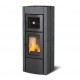 Wood stove with oven Nordica Extraflame Ester Evo 9.5kW natural stone