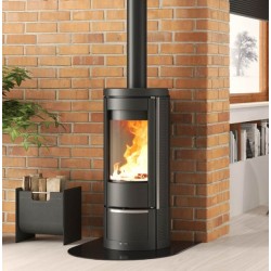 Fogão a lenha redondo Nordica Extraflame Marlena 7.5kW ferro fundido