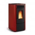 Fogão a pellets ventilado La Nordica Extraflame Ketty Evo 2.0 7kW Bordeaux