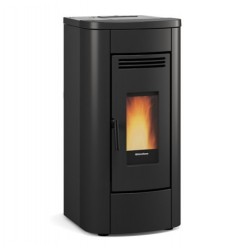 Stufa a pellet ventilata La Nordica Extraflame Klaudia 8kW Nero