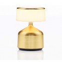 Table Light Imagilights Led Demoiselle Small Cylinder Sable Gold