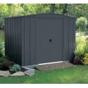 Habrita Metal Garden Shed 313x242xh198 with Double Sliding Door