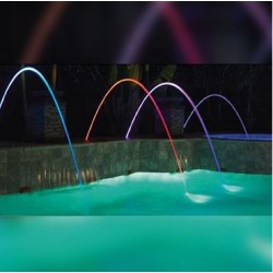 Jet d'eau Magicstream de piscine Lumineux LED effet couleur