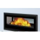 Inserto in legno Bronpi Cairo 90-D Double Face Vision 14kW con presa aria