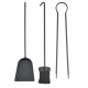 Servant Berlingo Black Steel Frosted met zwarte accessoires Negentien Design